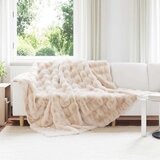  Lažni zec deka Bež 220 x 240 cm Poliester | shoptok.hr