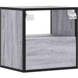 vidaXL Stenska nočna omarica 2 kosa siva sonoma 40x31x39,5 cm | Shoptok.si