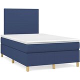  s oprugama i madracem plavi 120 x 190 cm od tkanine | shoptok.hr