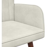 SOFA za dvije osobe Krem 115 x 61 x 87 cm Baršun | Eponuda.com