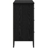  Komoda s ladicama 2 pcs Crni hrast 91 x 35,5 x 74,5 cm | Eponuda.ba