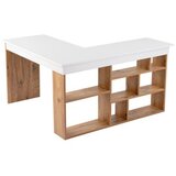 Hanah home Stilski radni sto Vesper, 130 x 72 x 50 cm, Bijeli | Eponuda.ba