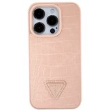 Guess zaščitni ovitek Croco Metal Logo Pink, Iphone 15 Pro Max, (20844963) Cene