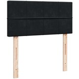 Box spring krevet s madracem crni 90x200 cm baršunasti | shoptok.hr