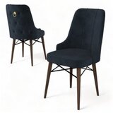 Hanah home Pare set stolica, 46x94x46 cm, 6 dijelova, antracit-smeđa | Eponuda.ba