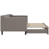  Dnevni krevet na razvlačenje smeđesivi 80 x 200 cm od tkanine | shoptok.hr