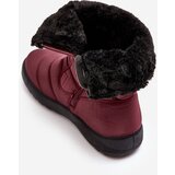 Boto EVENTO Women's High Padded Snow Boots Burgundy Luxina | ePonuda.com