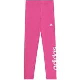 ADIDAS SPORTSWEAR Sportske hlače 'Essentials' tamno roza / prljavo bijela