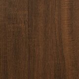 vidaXL Klubska mizica dimljeni hrast 59,5x59,5x40 cm inženirski les | Shoptok.si