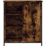 vidaXL Komoda dimljeni hrast 70x30x80 cm inženirski les | Shoptok.si
