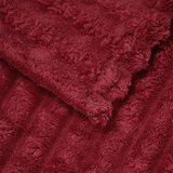  Odeja Bordeaux rdeča 240 x 220 cm Flis, (5000288328) | Shoptok.si