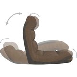  Zložljiv talni stol rjavo blago, (20983688) | Shoptok.si