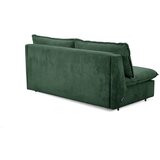 Bobochic Paris Zelena raztegljiva sedežna garnitura iz rebrastega žameta 184 cm Isadora – | Shoptok.si