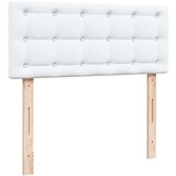 vidaXL otomanski okvir kreveta s madraca bijeli 120x190cm umjetna koža | shoptok.hr