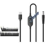 INF Digitalni USB-C na DC kabel 1m z nastavljivo napetostjo 5–28V, 140W, (5000276758) Cene