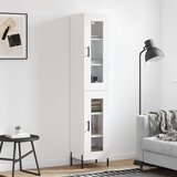  The Living Store Visoka omara bela 34,5x34x180 cm inženirski les - Visoka Omarica, (21440971) Cene
