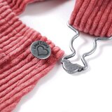  Dječja haljina kombinezon od samta ružičasta 92 | shoptok.hr