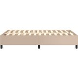 Box spring posteljni okvir kapučino 120x200 cm umetno usnje, (20737969) | Shoptok.si