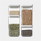 Brabantia Set posod za shranjevanje 4 kosi, bel | Shoptok.si