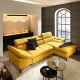 Stylife sedežna garnitura, mikrovlakna rumena | Shoptok.si