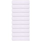 vidaXL Brisače za roke 10 kos bela 50x100 cm 360 g/m² 100% bombaž | Shoptok.si