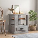  Bočni stolić boja betona 50 x 50 x 60 cm od konstruiranog drva | shoptok.hr