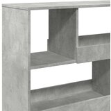 vidaXL Regal za knjige boja betona 100x33x94,5 cm konstruirano drvo | shoptok.hr