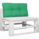  Jastuk za palete zeleni 80 x 40 x 12 cm od tkanine | shoptok.hr
