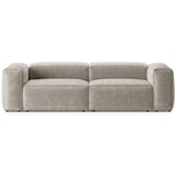 Cosmopolitan Design Bež sedežna garnitura iz rebrastega žameta 264 cm Bergano – | Shoptok.si