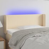  LED uzglavlje krem 103x16x78/88 cm od tkanine | shoptok.hr