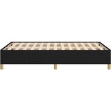  Za krevet crni 120 x 200 cm od tkanine | shoptok.hr