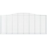  Lučne gabionske košare 7 kom 400x50x160/180cm pocinčano željezo | shoptok.hr