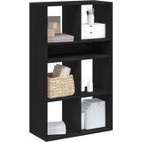 vidaXL Knjižna omara črna 66x31x112 cm inženirski les | Shoptok.si