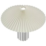 Blomus Zatemnitvena namizna svetilka s tekstilnim senčilom v beli in srebrni barvi (višina 36 cm) Taite – | Shoptok.si