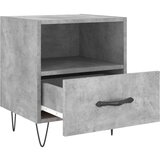 vidaXL Noćni ormarići 2 kom boja betona 40x35x47 5cm konstruirano drvo | shoptok.hr