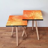 Hanah home 2Shp359 - orange orangeyellow nesting table (2 pieces) | ePonuda.com
