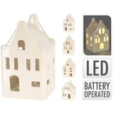  BOŽIĆNA DEKORACIJA KUĆA 10CM SA LED SVJETLOM SORTO | Eponuda.ba