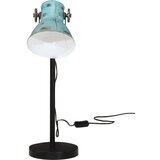 Stolna Namizna svetilka 25 W obrabljeno modra 17x17x60 cm E27, (21239965) | Shoptok.si