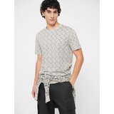 Armani Exchange Majica kremna / ecru / siva | Shoptok.si