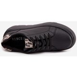 VINCEZA Leather Women's Sneakers On Platform Leopard | shoptok.hr