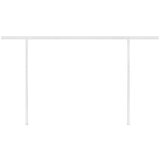  Tenda na ručno uvlačenje s LED svjetlima 4 5x3 m žuto-bijela | shoptok.hr