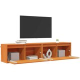  Ormar za Zid s policom Zidne 2 pcs Vosak smeđa 80 x 30 x 35 cm | shoptok.hr