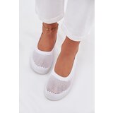Boto Ladies Mesh Ballet Flats In Sporty Style White Virella | Shoptok.si
