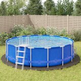  Platno za tlo ispod bazena svjetlosivo Ø550 cm poliesterska | shoptok.hr