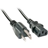 Lindy tok priključni kabel [1x ameriški moški konektor - 1x ženski konektor IEC C13\, 10 A] 2.00 m črna, (20414686) | Shoptok.si