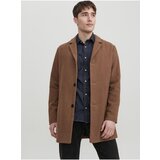 Jack & Jones Brown Men's Coat with Zac - Men Cene