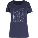 Volcano Woman's T-Shirt T-CANA L02049-W24 Navy Blue