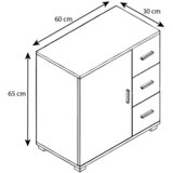 MID.YOU Spodnja Omarica Zalo Xl, Bela | Shoptok.si