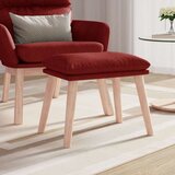  Tabure crvena boja vina 45 x 29 5 x 35 cm od tkanine Cijene