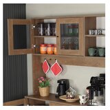 Hanah home Višenamjenska komoda Grano 140, 140 x 187 x 40 cm, Hrast | Eponuda.ba